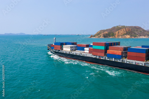 business transportation shipping cargo containers oceans fright