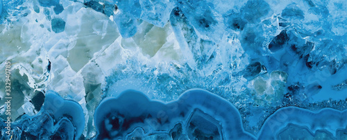 blue aqua marble rock texture background