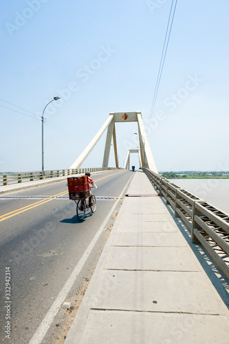 Barranquilla, Atlantico, Colombia. March 25, 2010: Laureano Gomez Bridge photo