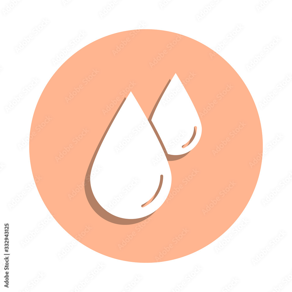 Drop, fluid, liquid badge icon. Simple glyph, flat vector of ecology icons for ui and ux, website or mobile application Drop, fluid, liquid badge icon. Simple glyph, flat vector of ecology icons for ui and ux, website or mobile application