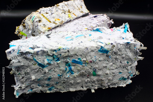 Photos home made compressed shredded paper bricks for house heating