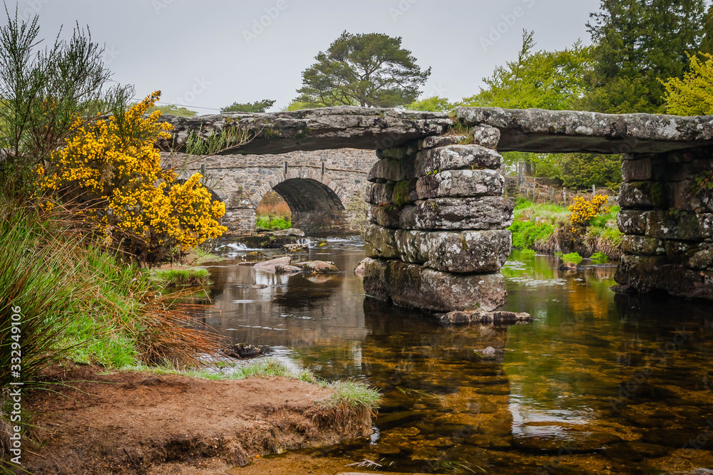 Old bridge in Dartmoor, Devon