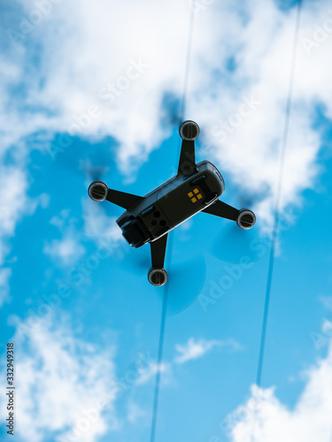Принти на полотні View from underneath a drone