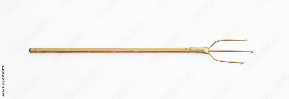 pitchfork of Poseidon, Neptune's golden trident pitchfork of Poseidon, Neptune's golden trident