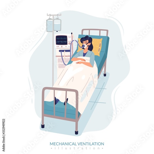 Quarantine virus cartoon people simple illustration