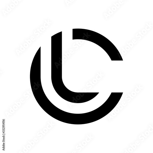 Letter LC, CL logo template