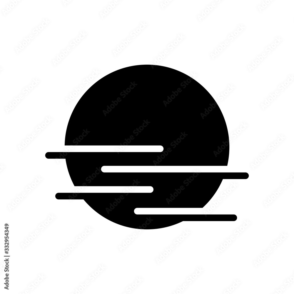 sunset icon vector template sunset icon vector template