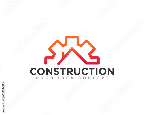 Construction Building Logo Icon Design Vector