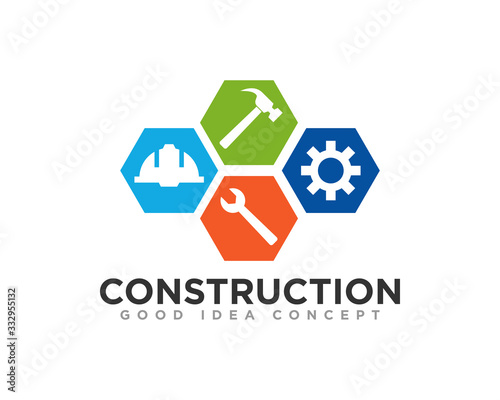 Construction Building Logo Icon Design Vector