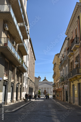 Foggia Buildings and Streets by Morning