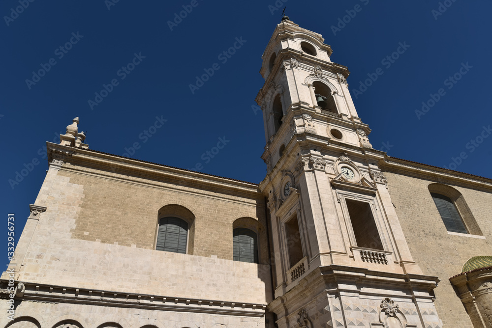 Historical Cathedral of Foggia by Morning