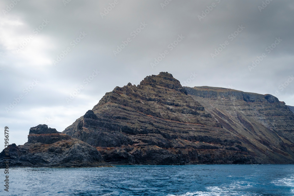 el muro cliffs in lanzarote, canary islands, spain
