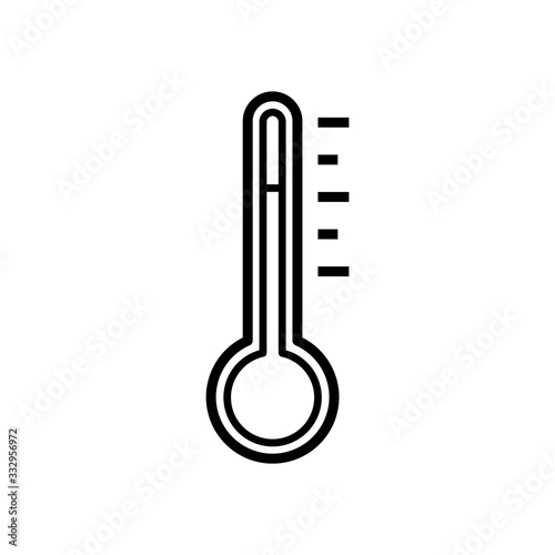 thermometer icon vector template