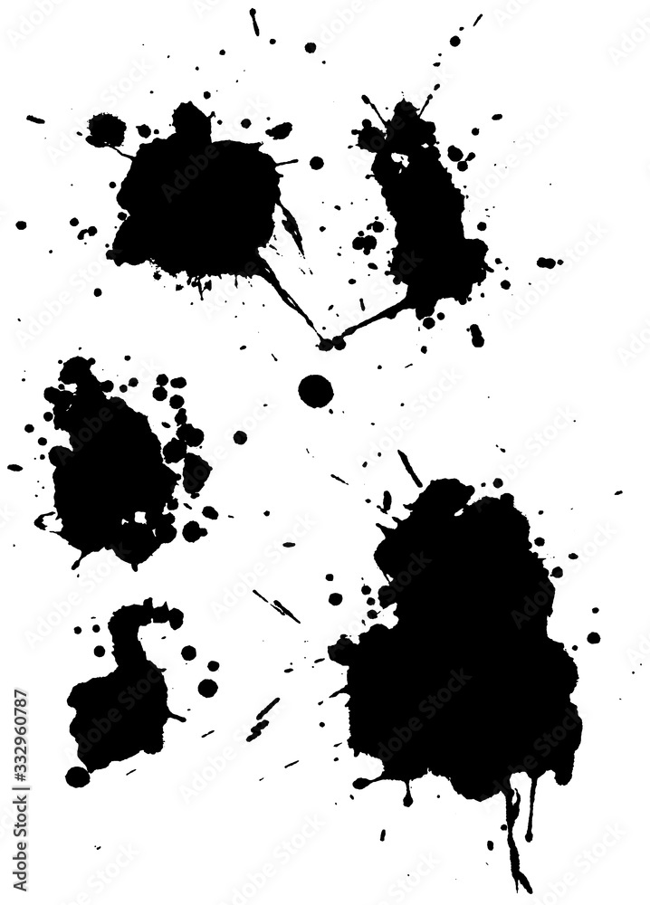 ink paint splatter set 1 ink paint splatter set 1