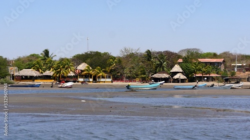 boats on the beach, Isla Juan Venado, Nicaragua
