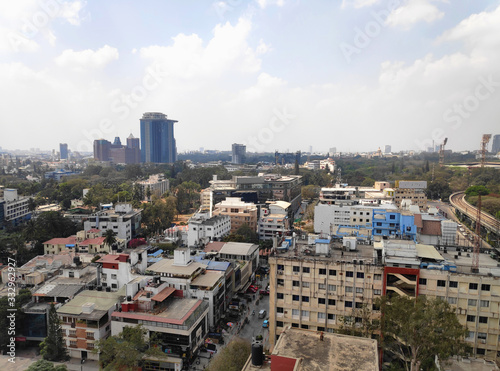 Canvastavla A view of downtown Bangalore, the IT hub of India