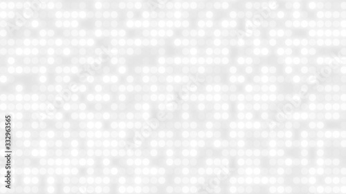Dot white gray pattern gradient texture background. Abstract technology big data digital background. 3d rendering.