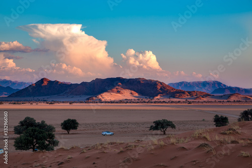 Mountains at the namib desert in Namibia