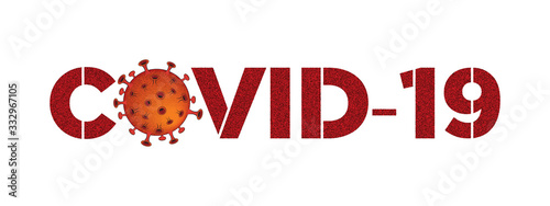 Covid-19 with corona virus microbe