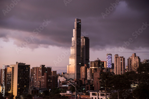 Modern Skyline Architecture in Bogota Colombia