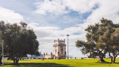 Obraz na płótnie Belem tower in Lisbon, Portugal w salonie