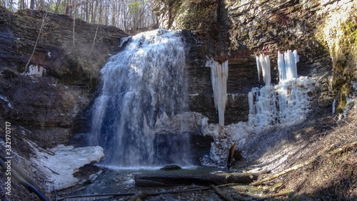 Hamilton is a beautiful Canadian city with forest and waterfalls