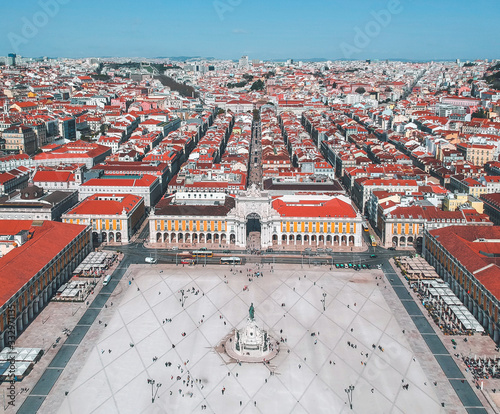 Obraz na płótnie Lisbon aerial w salonie