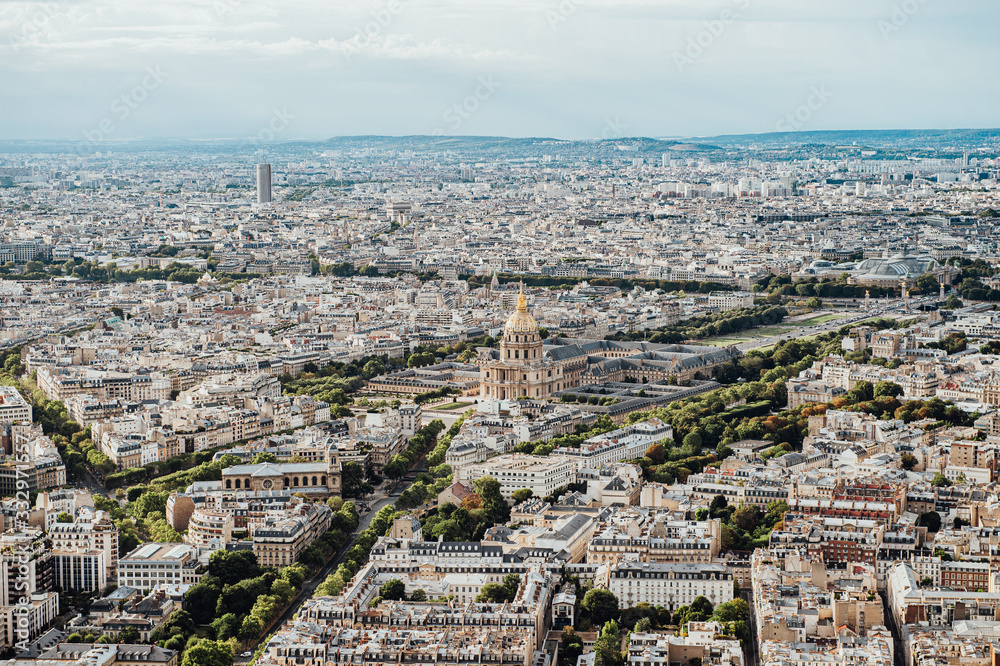 paris, montparnasse, observation deck, aerial view