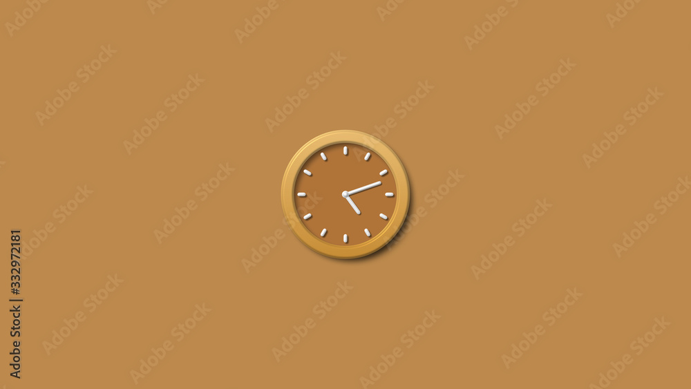 Yellow clock icon,3d wall clock,3d analog wall clock icon Yellow clock icon,3d wall clock,3d analog wall clock icon