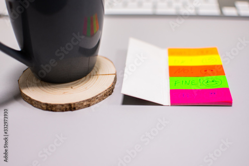 Geschäftliche Kommunikation und Notizen