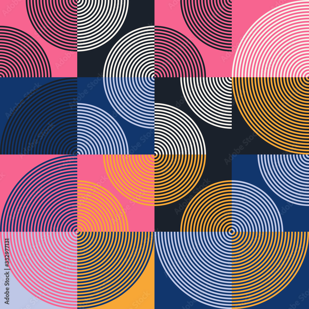 Circular Abstract Vector Pattern Design Circular Abstract Vector Pattern Design