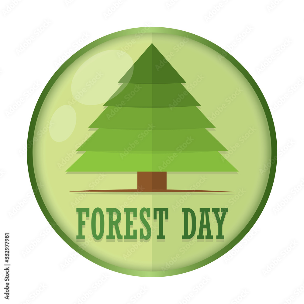 Obraz premium Forest day illustration