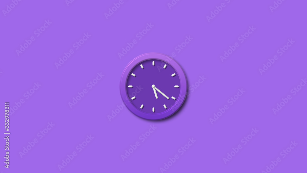 New purple color wall clock,3d wall clock icon,clock icon New purple color wall clock,3d wall clock icon,clock icon