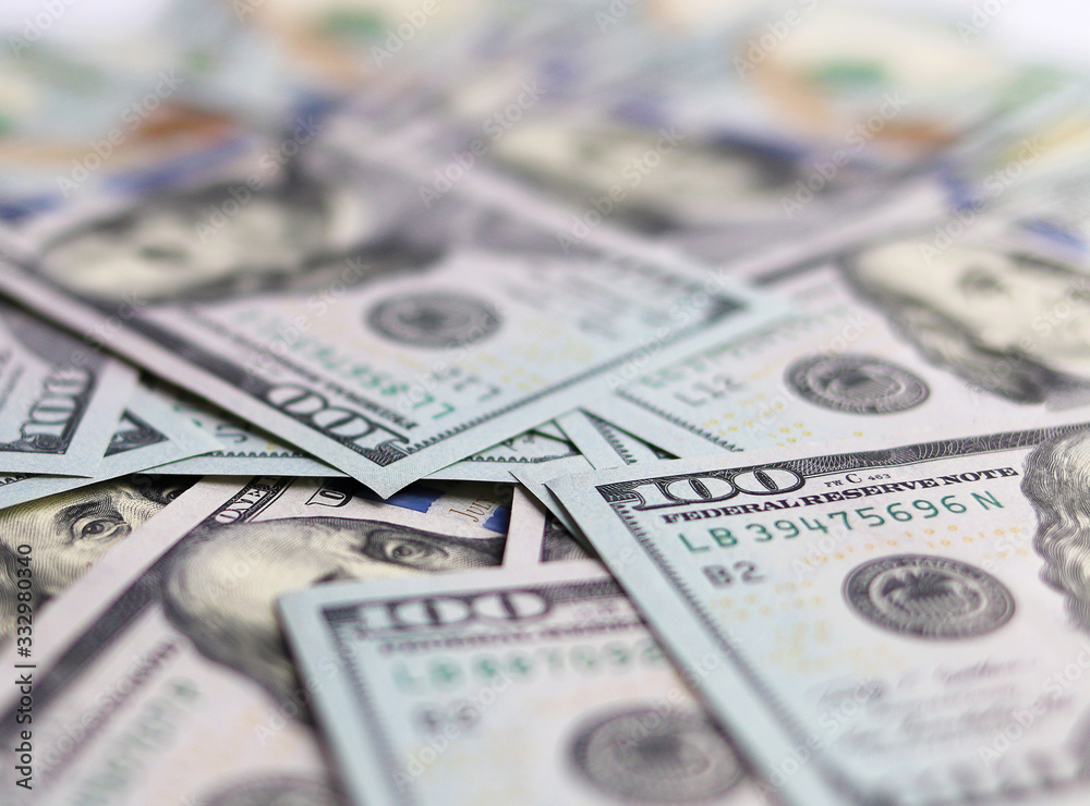 a bunch of dollar bills close up a bunch of dollar bills close up