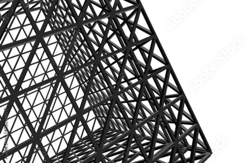 Structure building construction. Industrial background