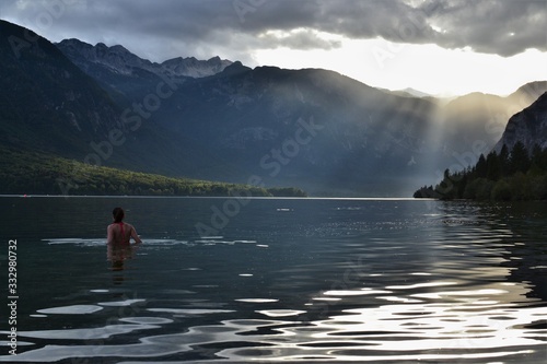 Wild Swimming, Lak Bohinj, Slovenia © Conor