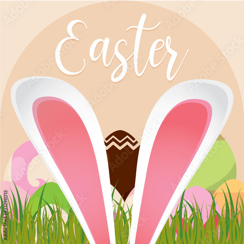 Happy easter card