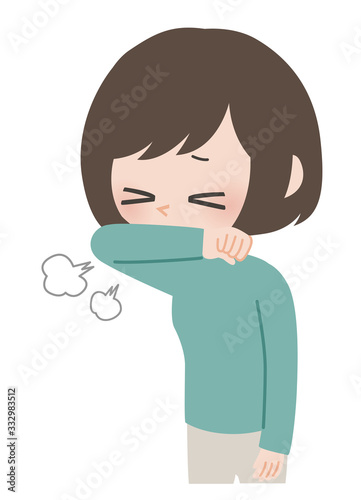 体調不良の女性