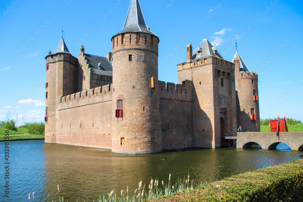 fort de muiderslot castle in holland