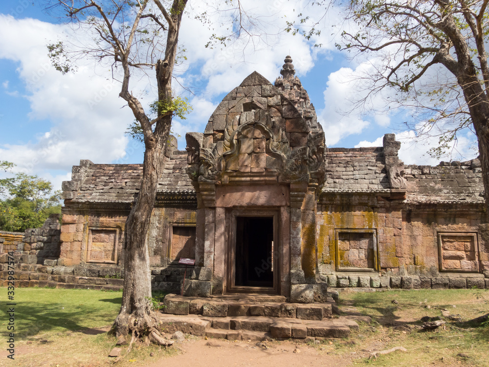 Phanom Rung Historical Park,is Castle Rock old Architecture about a thousand years ago at Buriram Province,Thailand