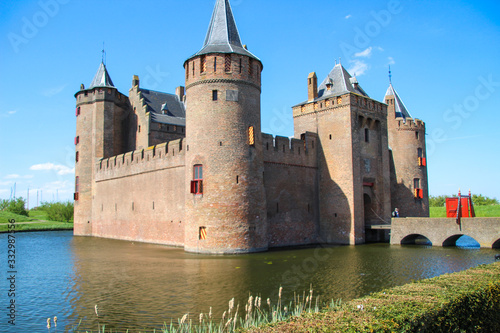 fort de muiderslot castle in holland