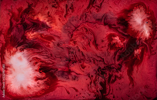 Swirly Galaxy Abstract Liquid Background