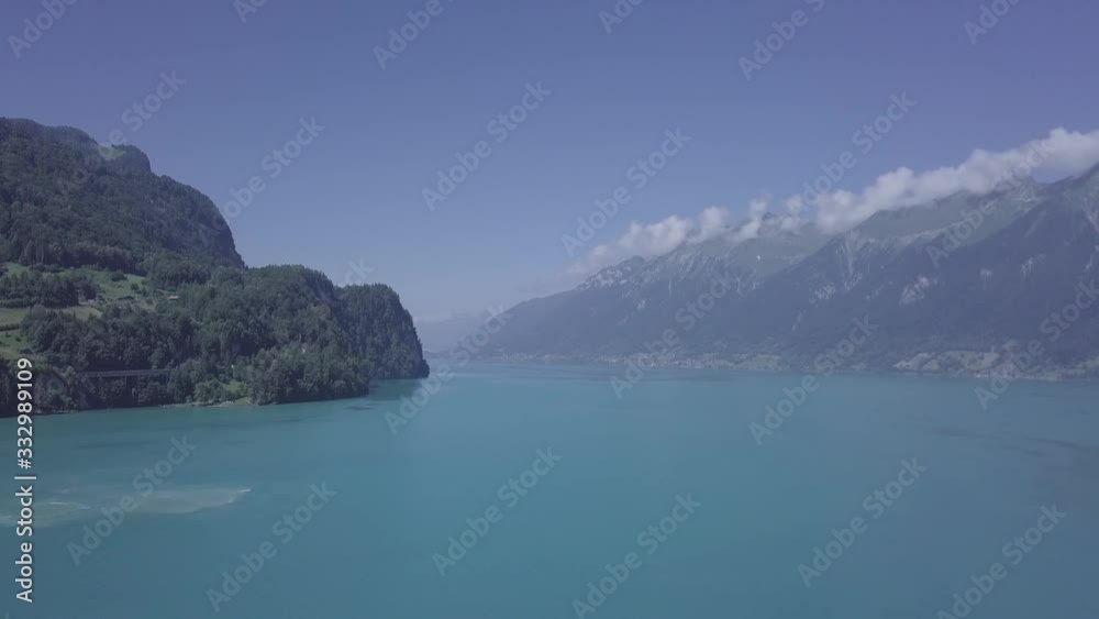 SWISS LAKE AND MOUNTAINS FROM ABOVE AERIAL DRONE FOOTAGE SWISS LAKE AND MOUNTAINS FROM ABOVE AERIAL DRONE FOOTAGE