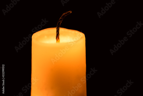 candle on black background, sweden, stockholm, nacka