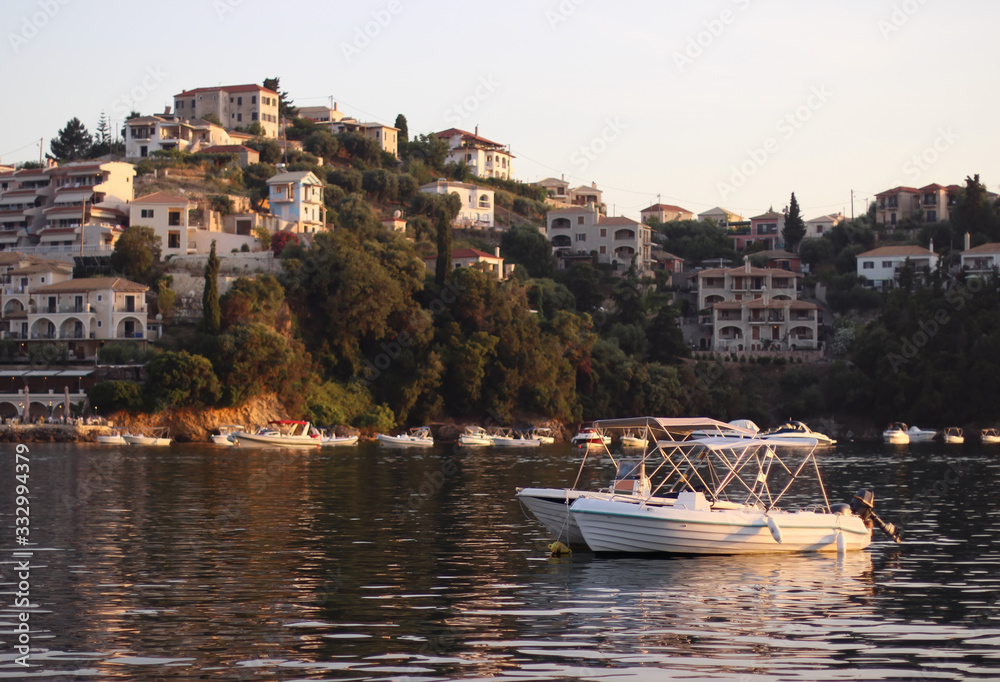 Boats in harbor, Sivota - Greece