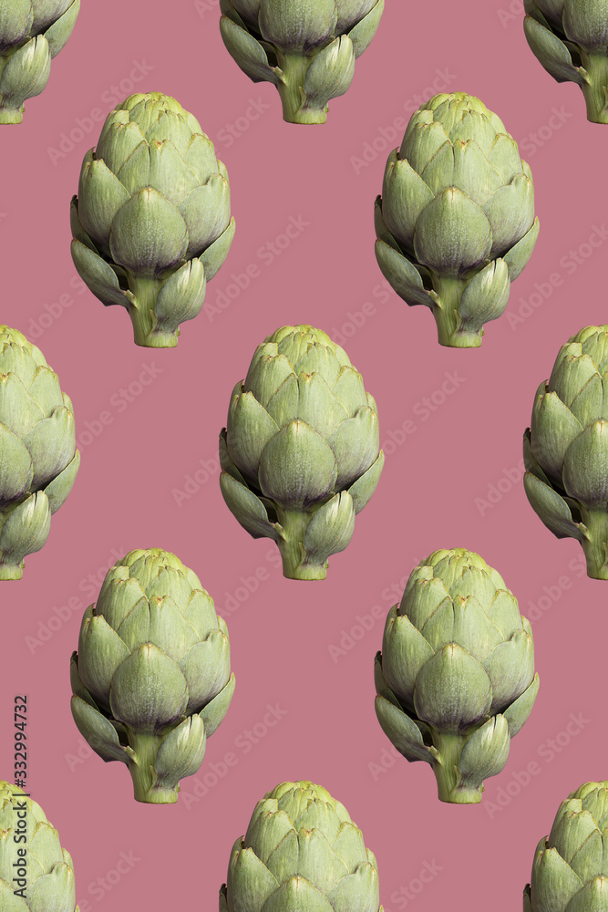 Artichokes infinite pattern Artichokes infinite pattern