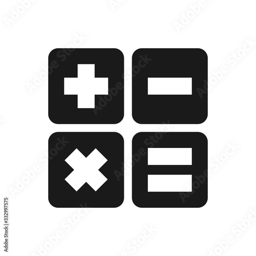 calculator icon, flat design best calculator icon