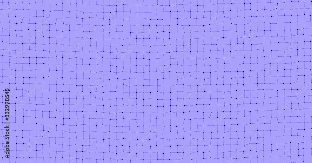 Fototapeta premium Network Mesh Procedural Art background illustration