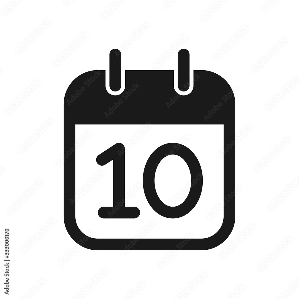 calendar icon in trendy flat design calendar icon in trendy flat design