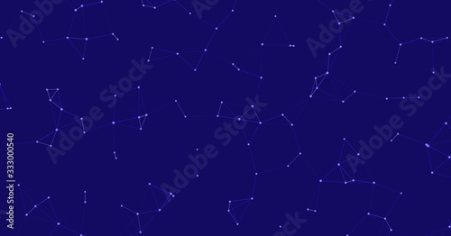 Network Mesh Procedural Art background illustration